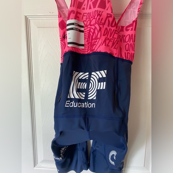 Rapha EF Education First Women’s Pro Team Bib Shorts dark navy size Small - Picture 3 of 11